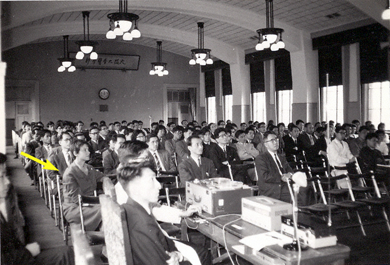 Esther at Osaka Medical School, 4-10-62